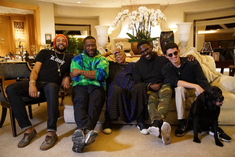 Robert Glasper, Quincy Jones, Derrick Hodge, Justin Kauflin and Candy