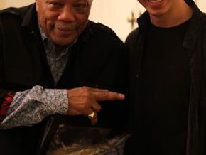 Visit with Clark Terry and Quincy Jones
