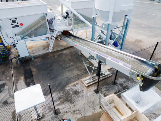 Mansfield's concrete drive thru