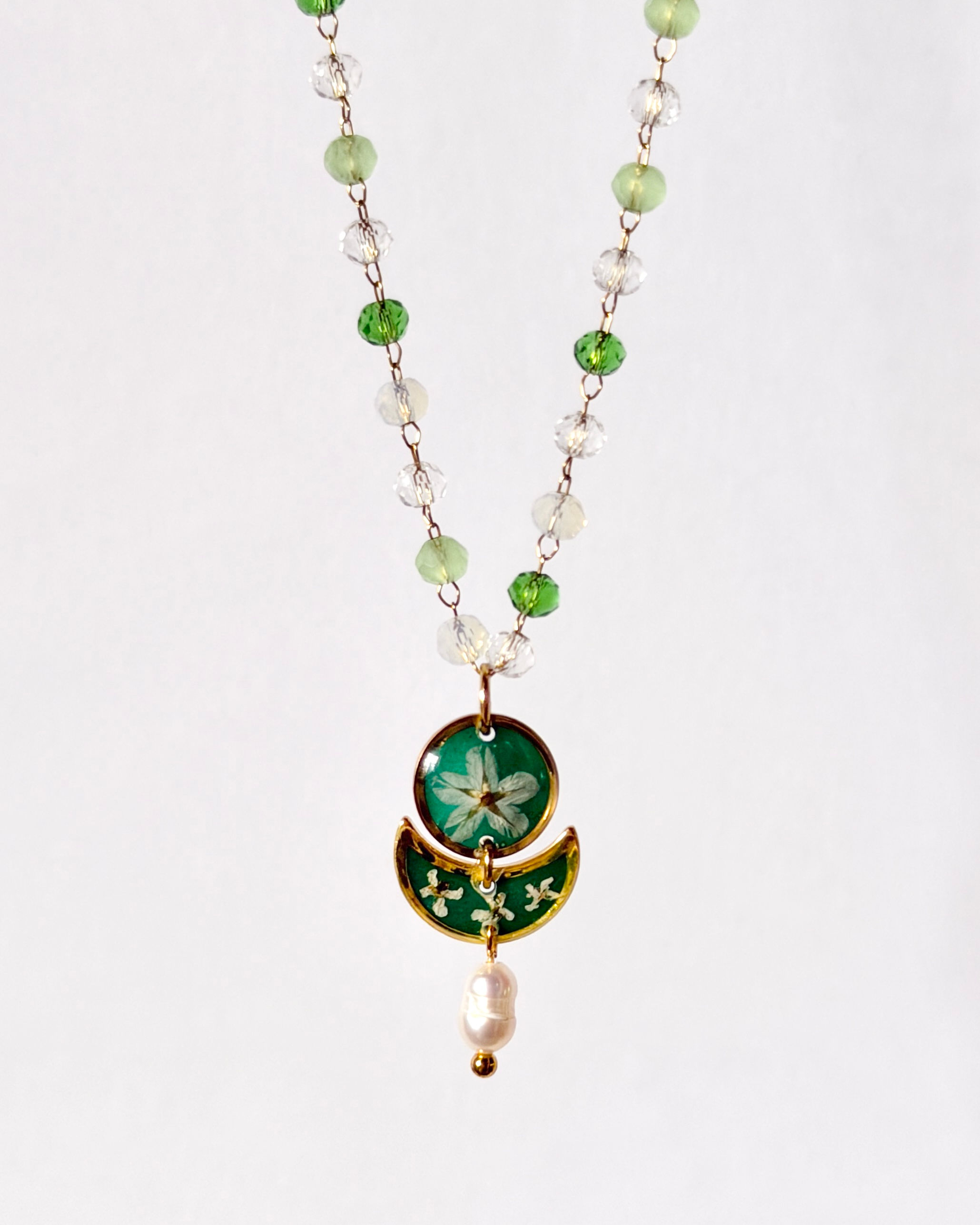 Beaded Stainless Steel Necklace #3