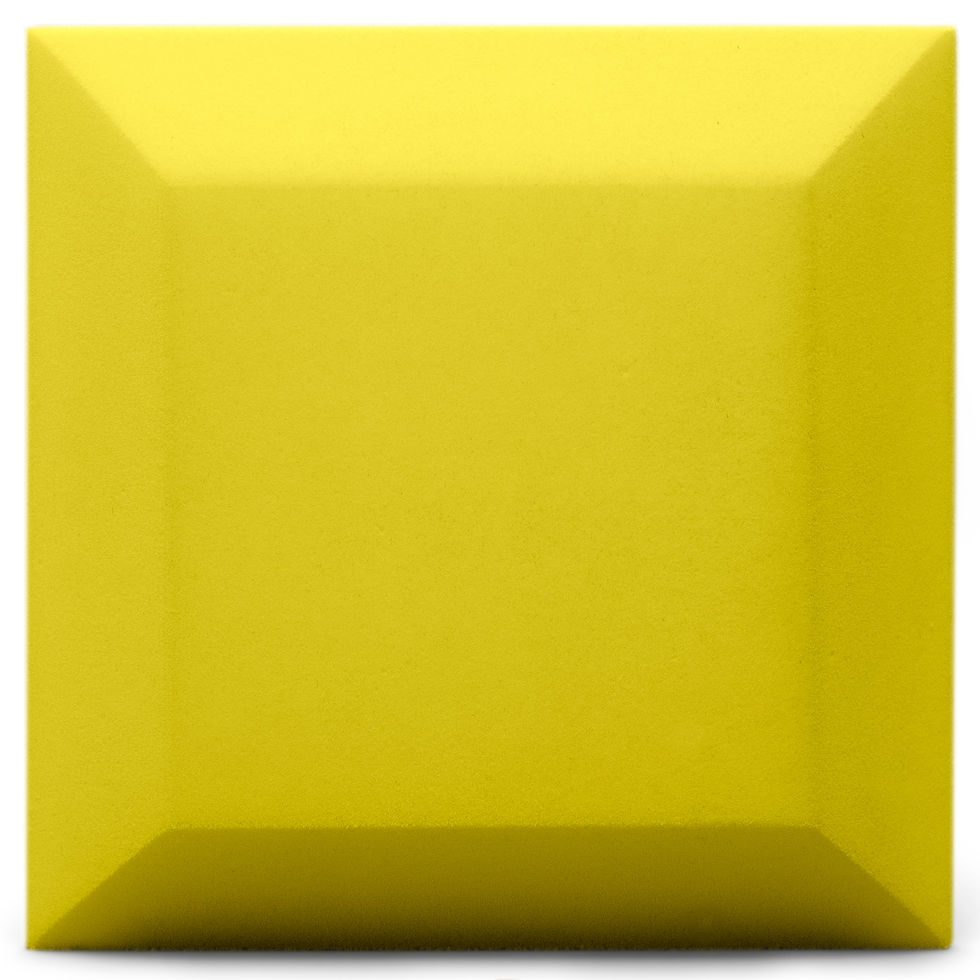 Бархатная акустическая панель Ecosound Velvet Beige 25х25см 50мм. Цвет бежевый