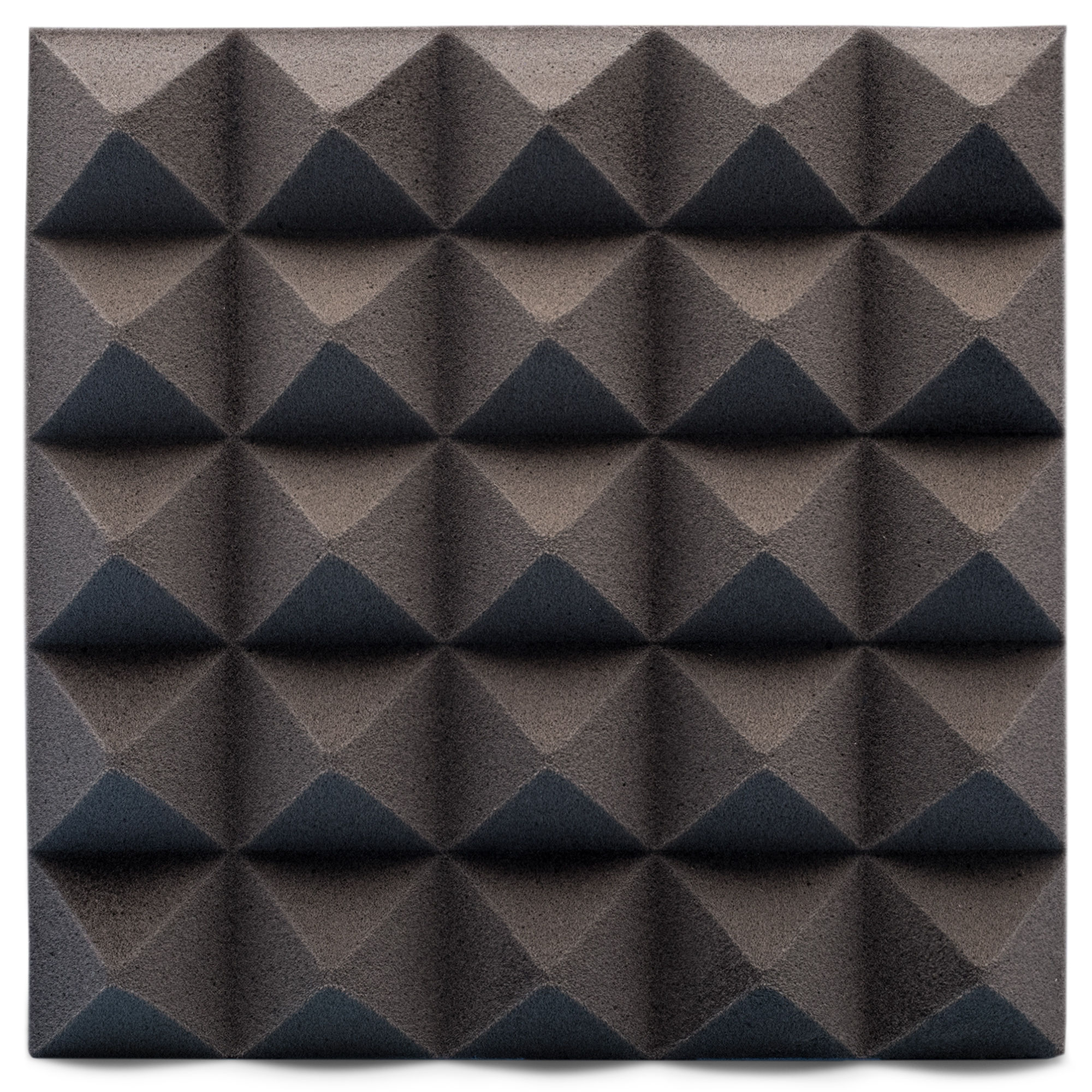 Панель из акустического поролона Ecosound Pyramid Velvet Black 250х250х25мм