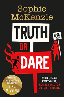 The cover of the teen thriller 'Truth or Dare' by Sophie McKenzie.