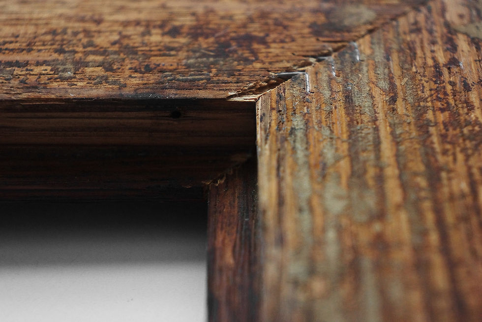 Thumbnail: Old Wooden Picture Frame / Oak / 1930- FRANCE
