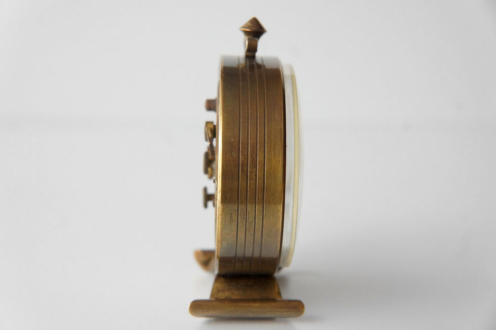 Thumbnail: Art Deco Table Alarm Clock / UTI SWIZA / -1930 SWISS