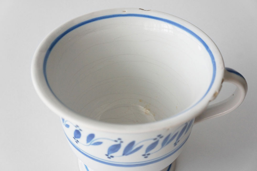 Thumbnail: Chocolate Cup / Faience / 1800s FRANCE