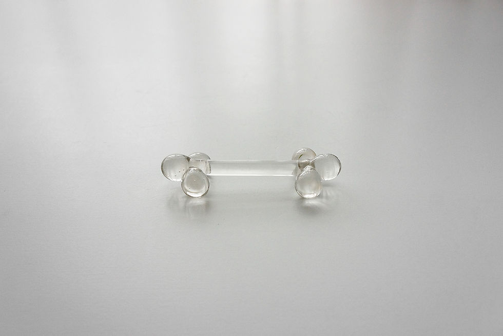 Thumbnail: Glass Knife Rest / 1940- FRANCE