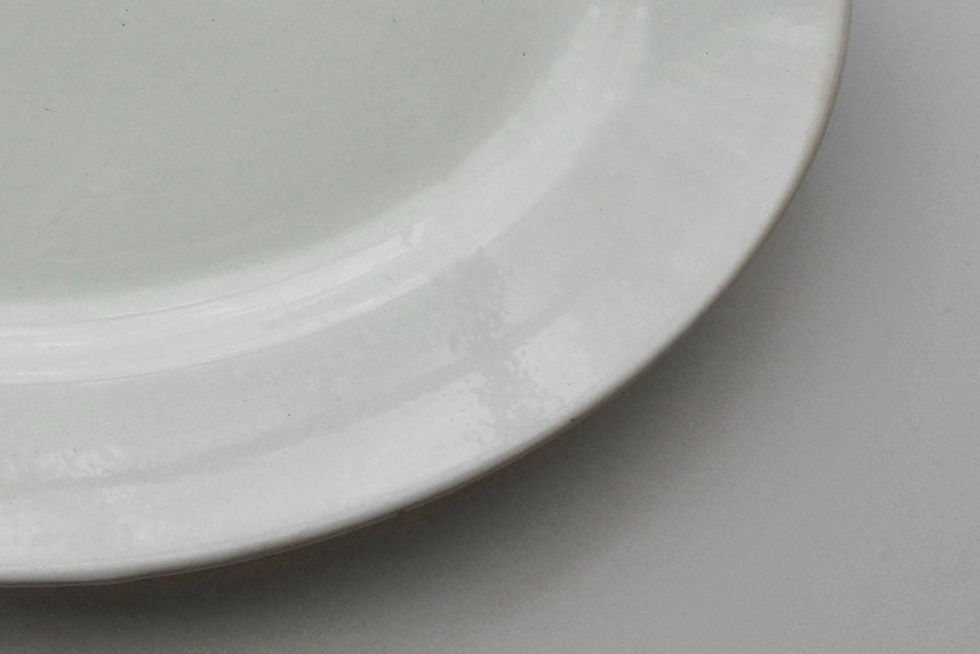 Thumbnail: Oval Plate / Badonviller / 1930s FRANCE