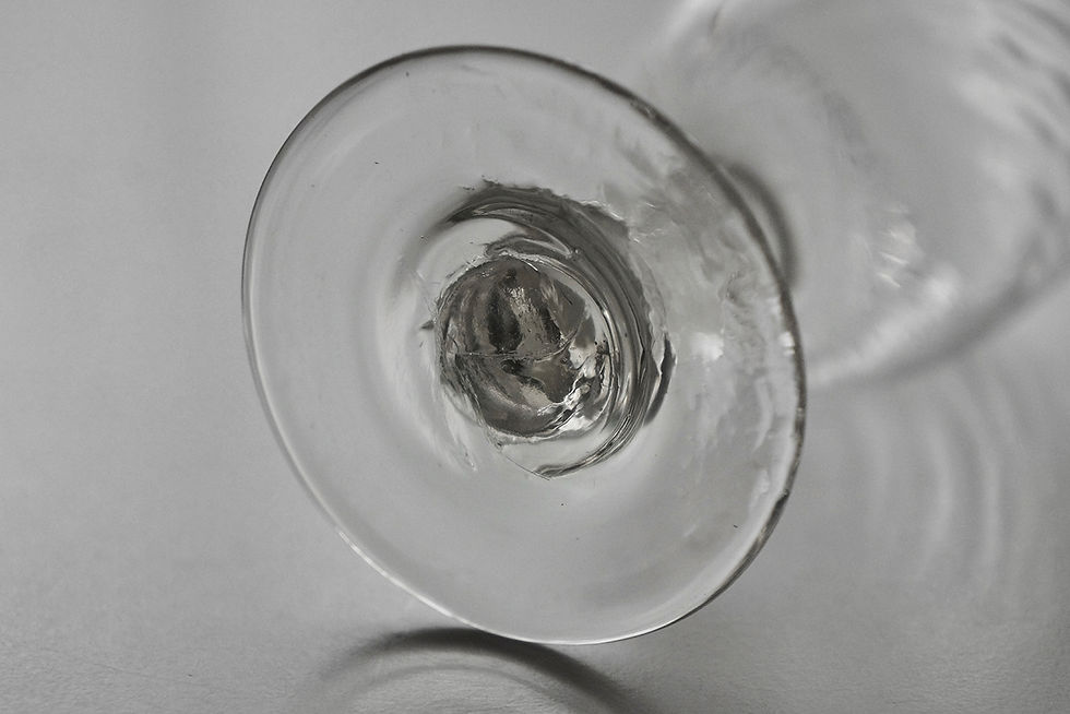 Thumbnail: Swirled Wine Glass / Verre à Soufflé / 1800s FRANCE