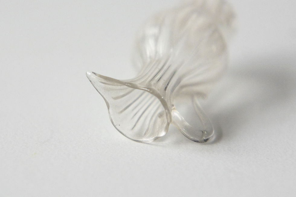 Thumbnail: Tiny Glass Burette / 1800s FRANCE