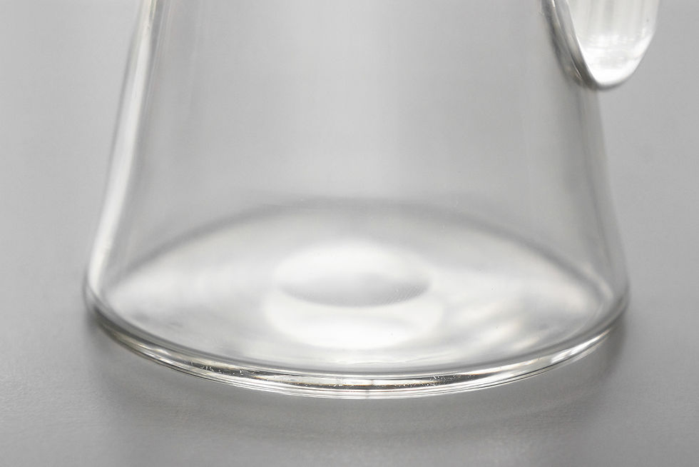 Thumbnail: Vinegar or Oil Glass Tall Pitcher / 1940- FRANCE