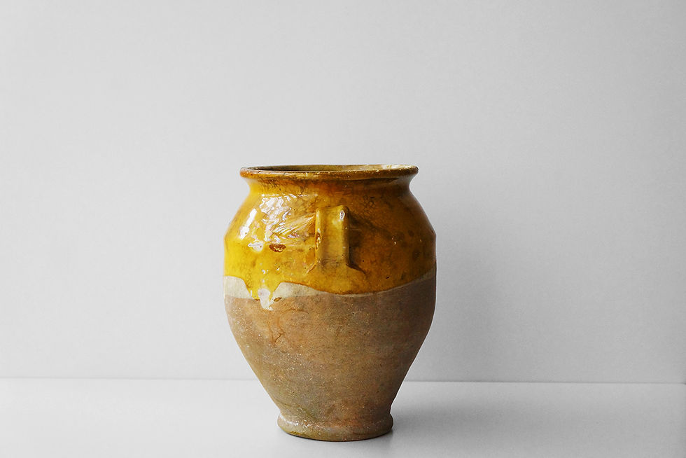 Thumbnail: Old Pot / Terre Cuite Vernissée / 1800s FRANCE
