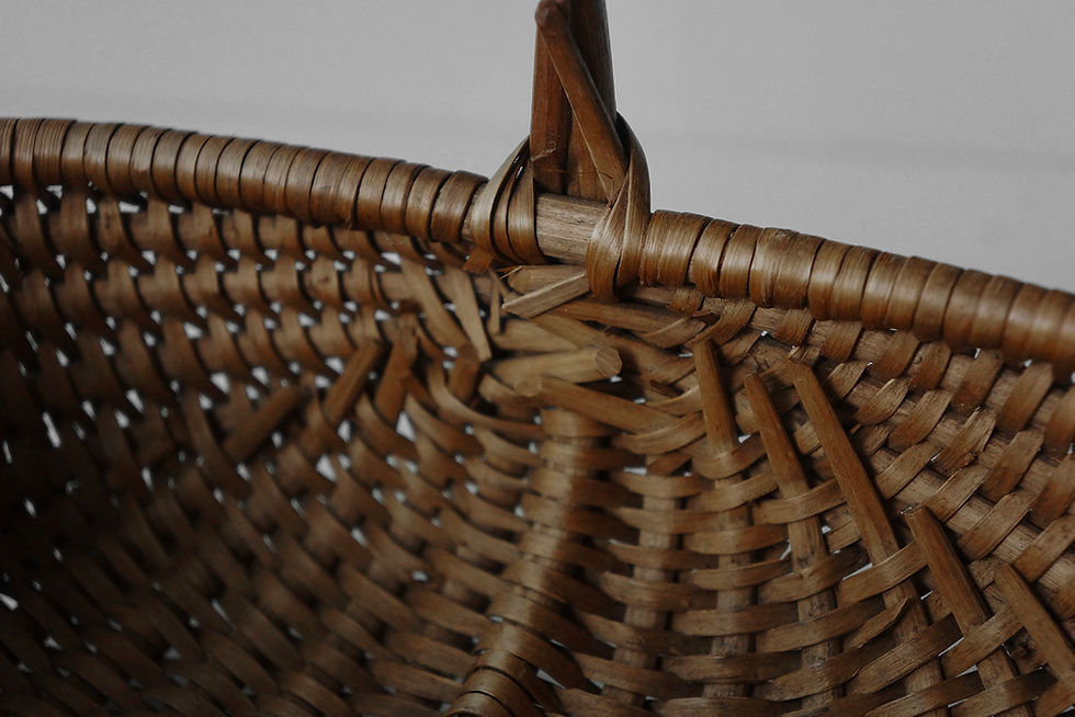 Thumbnail: Vintage Small Basket / Osier / 1930- FRANCE