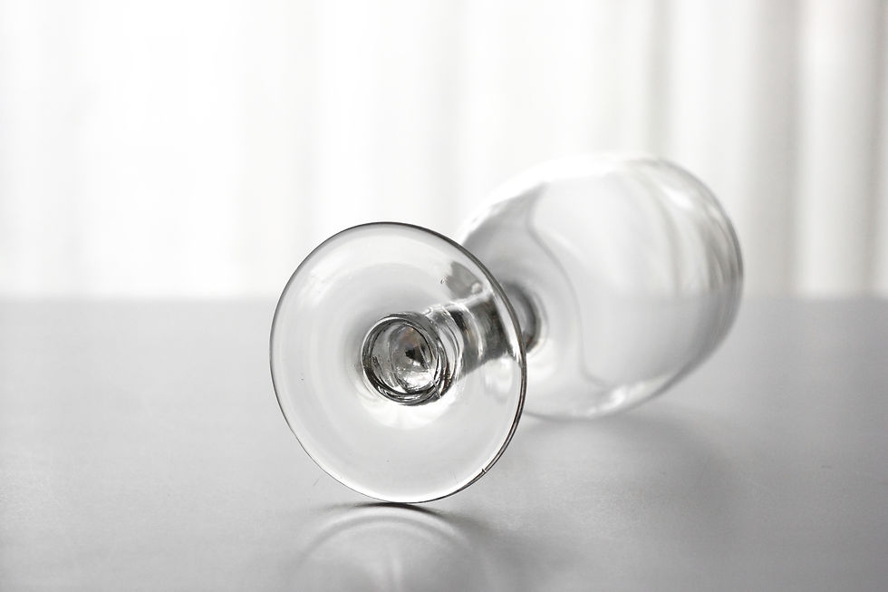 Thumbnail: Bistro Glass Tall / Verre Soufflé / 1800s FRANCE