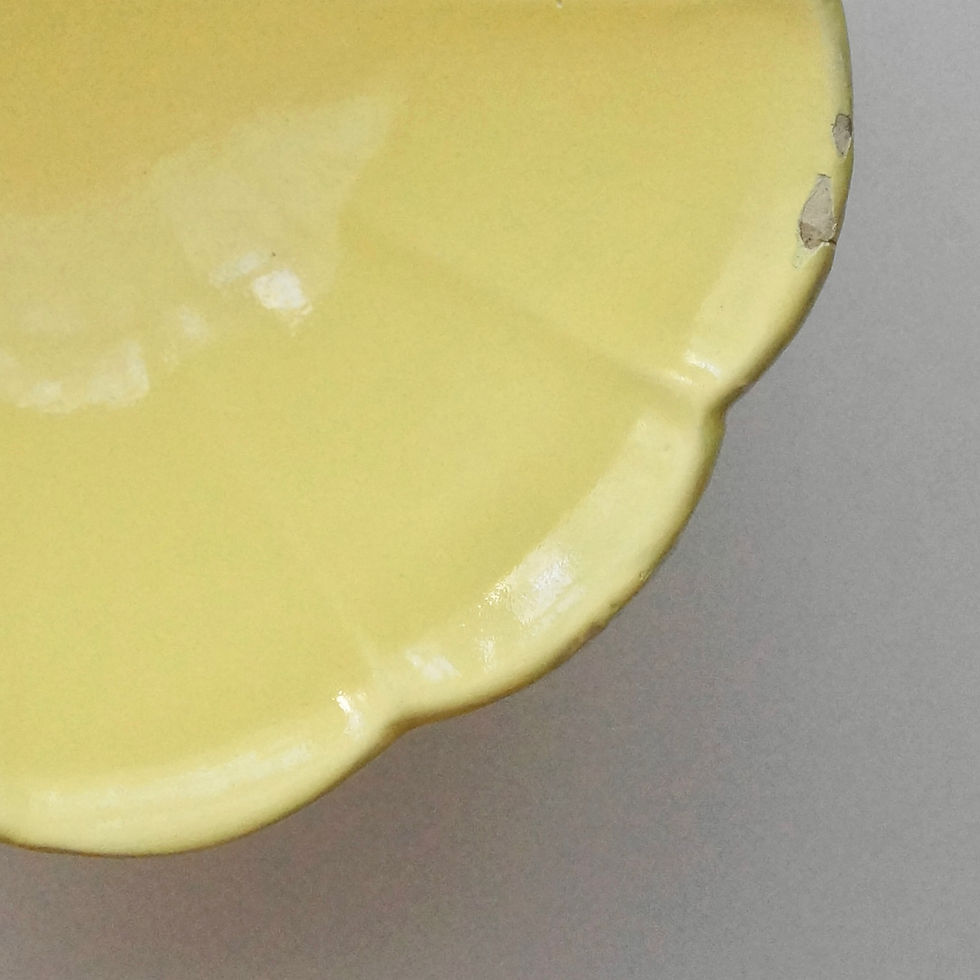 Thumbnail: Scalloped Salad Bowl / Le Midi / 1800s FRANCE