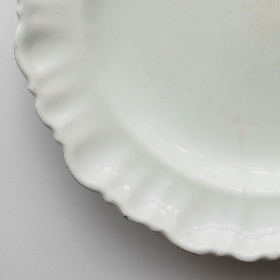 Thumbnail: Round Plate / Varages or Moustiers / 1700s FRANCE