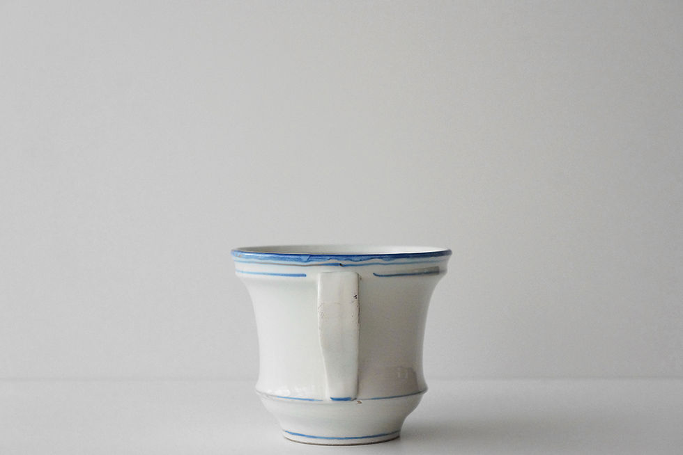 Thumbnail: Rare Huge Brulot / Faience / 1800s FRANCE