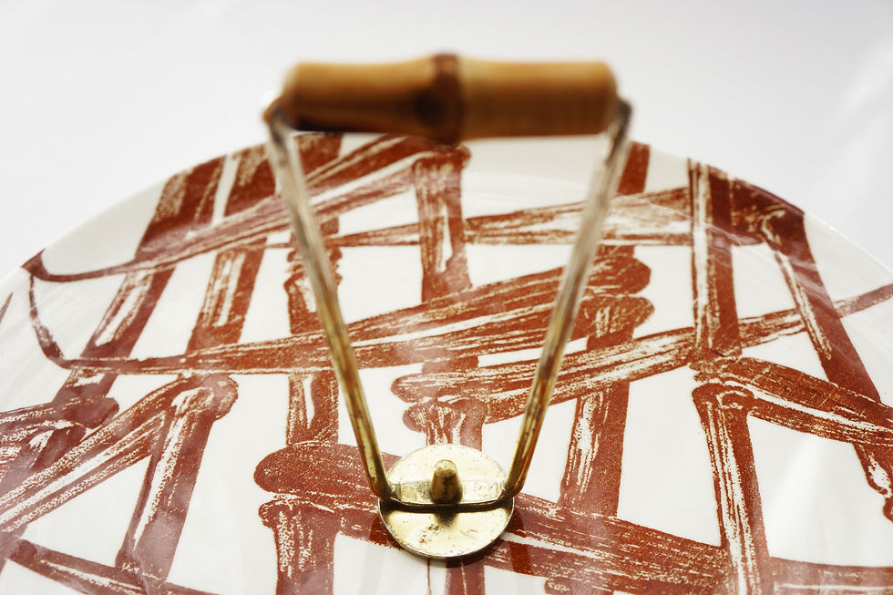 Thumbnail: Vintage Cheese Plate / Gien / 1950’s FRANCE