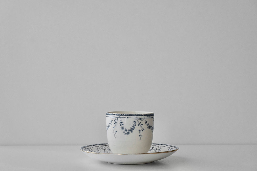 Thumbnail: Coffee Cup & Saucer / Digoin & Sarreguemines U&C / 1919- FRANCE