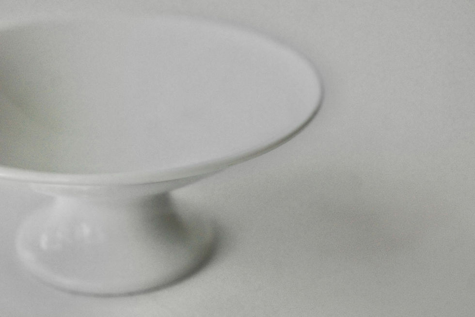 Thumbnail: Dinette Toy Compotier / Porcelain / 1890- FRANCE