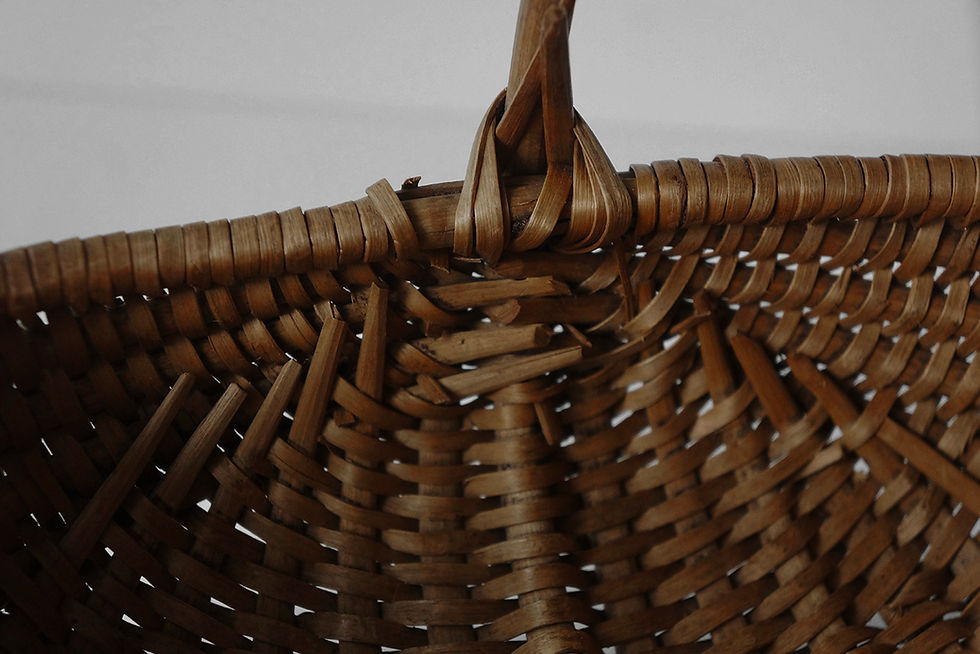 Thumbnail: Vintage Small Basket / Osier / 1930- FRANCE