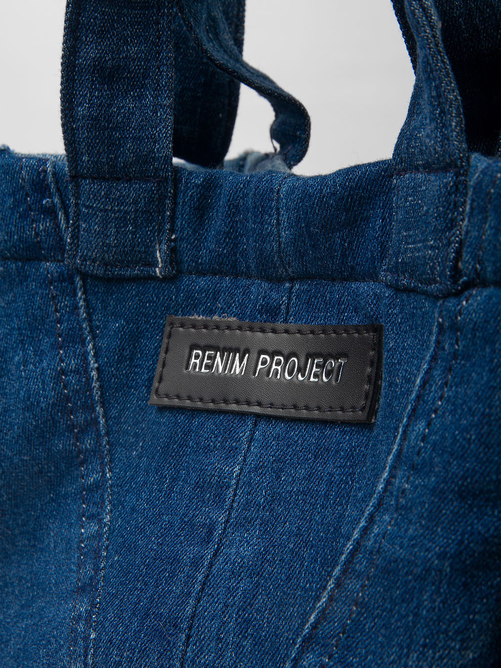 Thumbnail: Mini Denim Can Tab Tote Bag