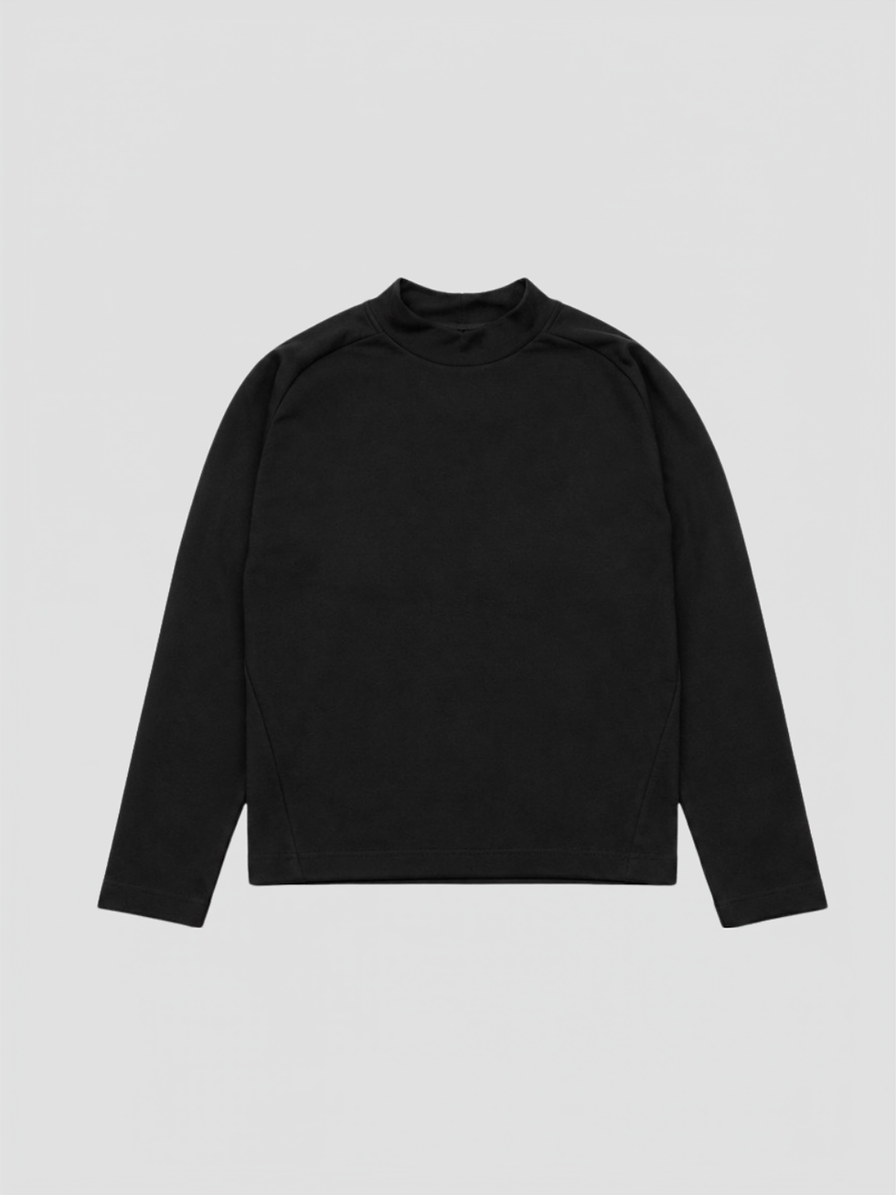 Thumbnail: Slim-Fit Technical Mock-Neck Long Sleeve T-Shirt