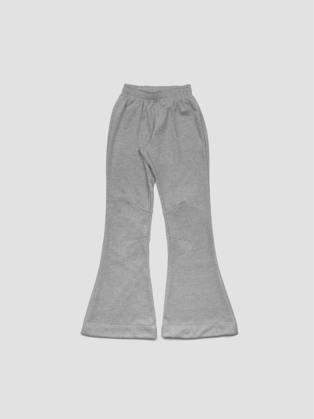 Curved-Panel Bootcut Sweatpants