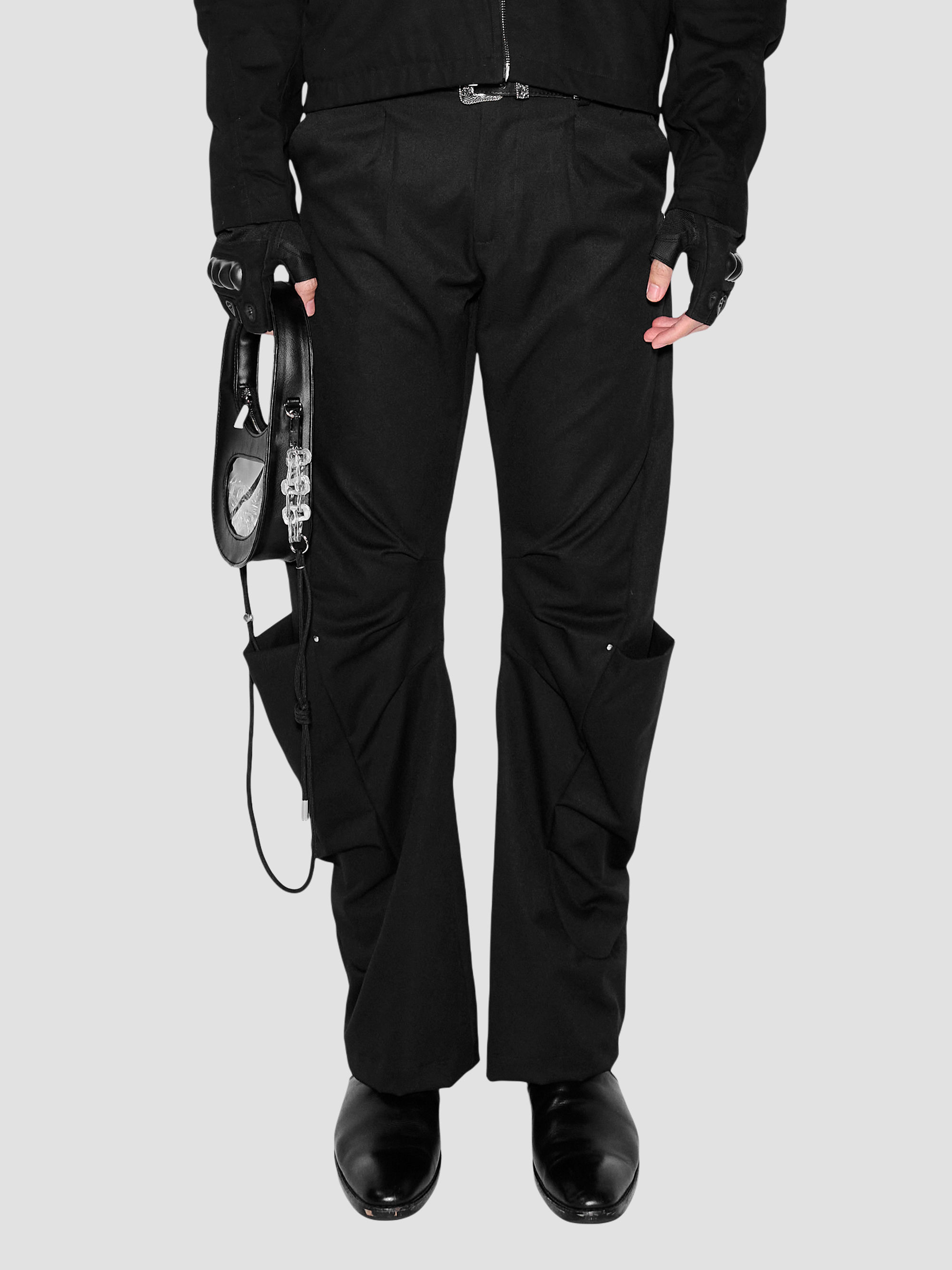 Semi Pockets Cotton Pants