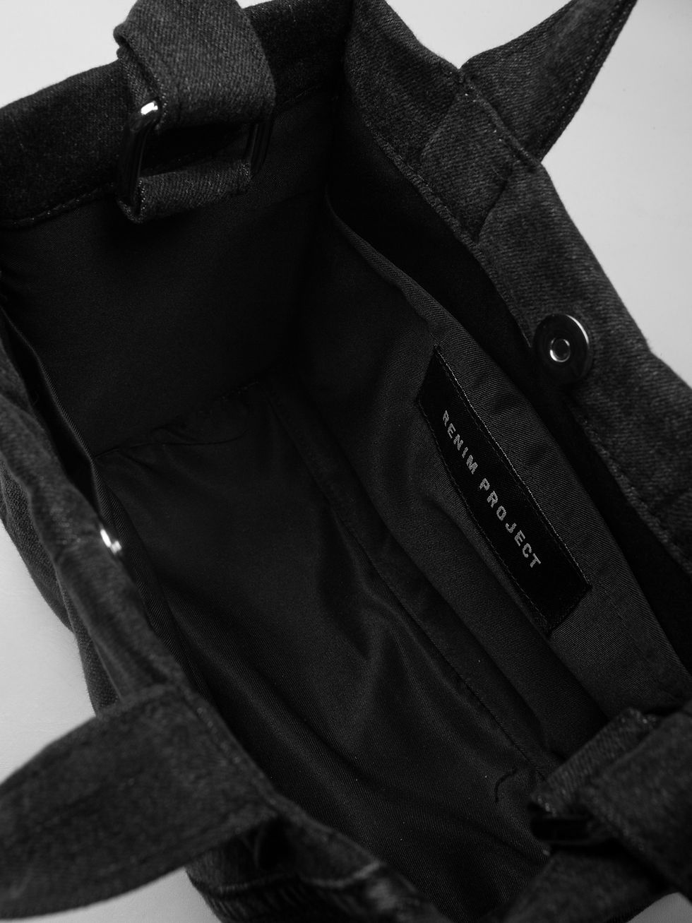 Thumbnail: Mini Denim Can Tab Tote Bag