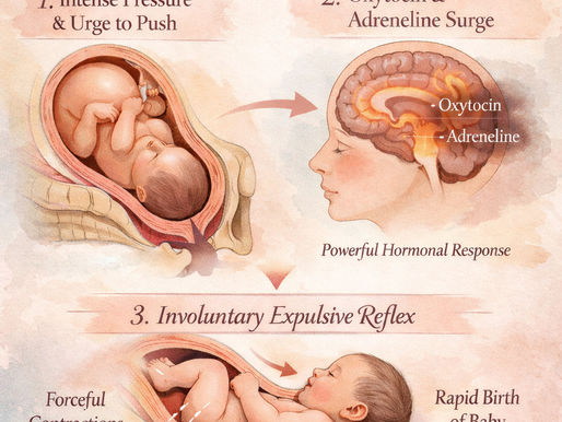 Breathing Baby Down - how to prep your body for “pushing.”