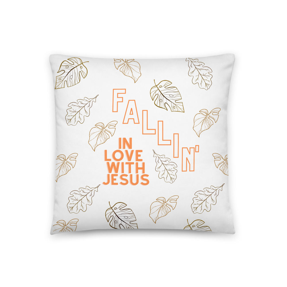Fallin' in love with Jesus Pillow