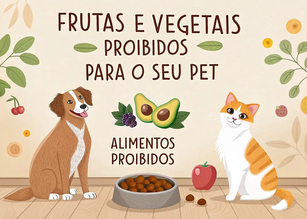 Vegetais proibidos para seu pet