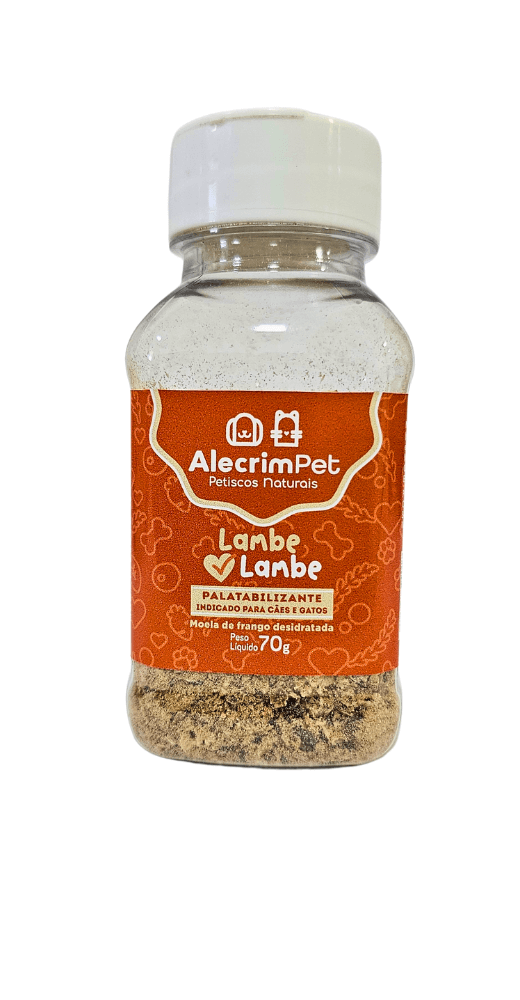 Saborizante Natural Lambe-Lambe Frango (Moela) - AlecrimPet