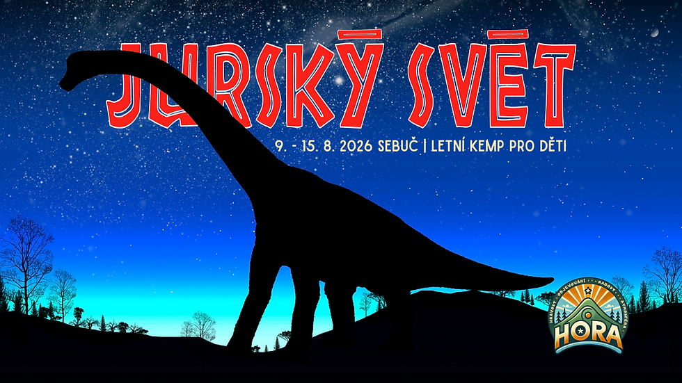 Letní kemp pro děti Jurský svět 2026