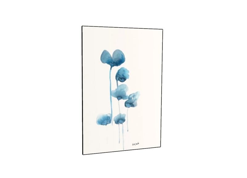 Miniatura: Aquarela flores azul