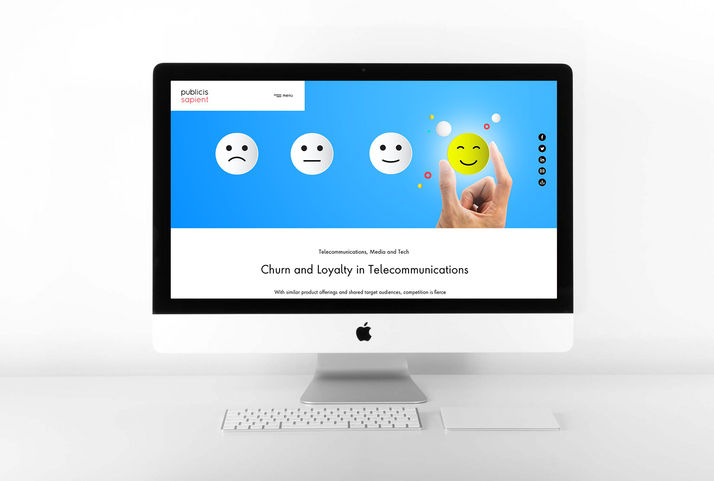 Churn and loyalty campaign landing page