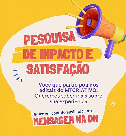 Nós da Superintendência de Desenvolvimento da Economia Criativa gostariamos de convidar to