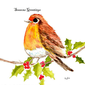 Robin seasons greetings Julie Taylor
