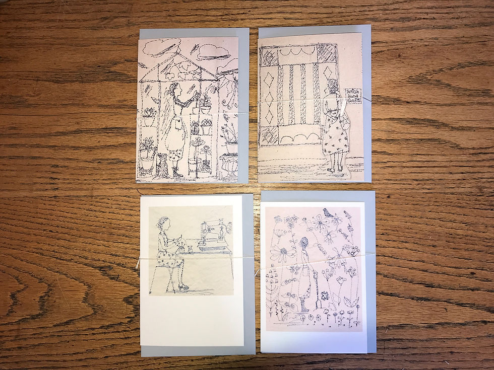 Thumbnail: Betty Busies ! Pack of 4 Cards