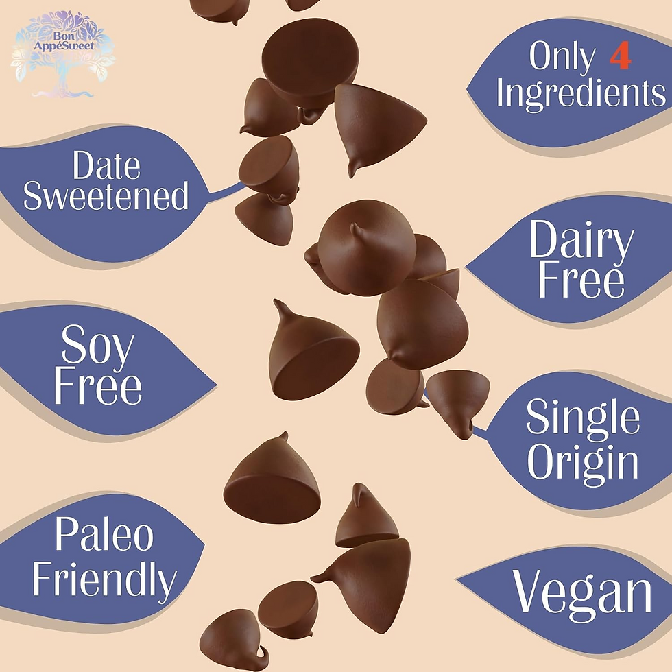 Thumbnail: Bon AppéSweet Date Sweetened Chocolate Chips Plant Based Dairy Free (5) 8oz Bags