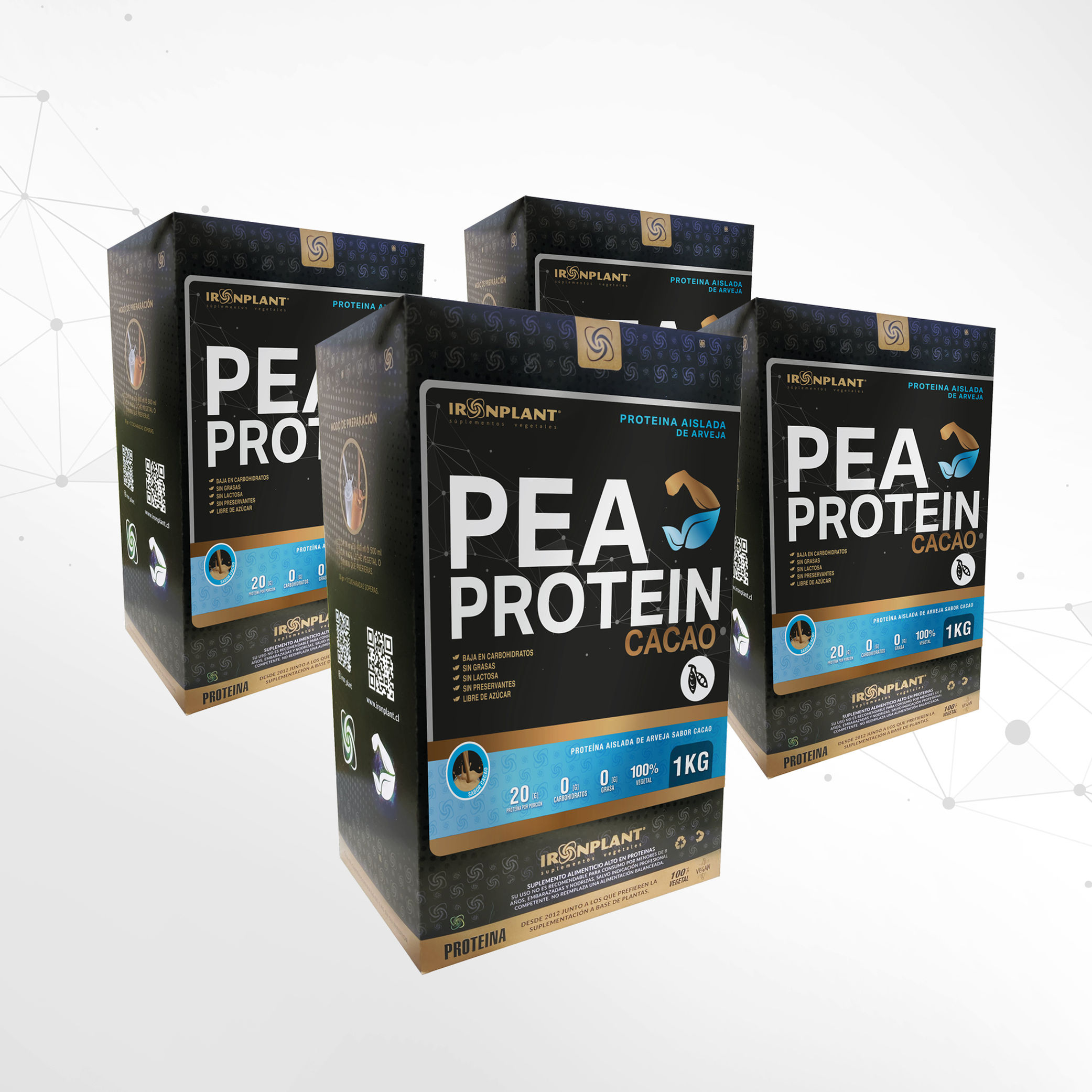 Proteína de Arveja Cacao 4 kg