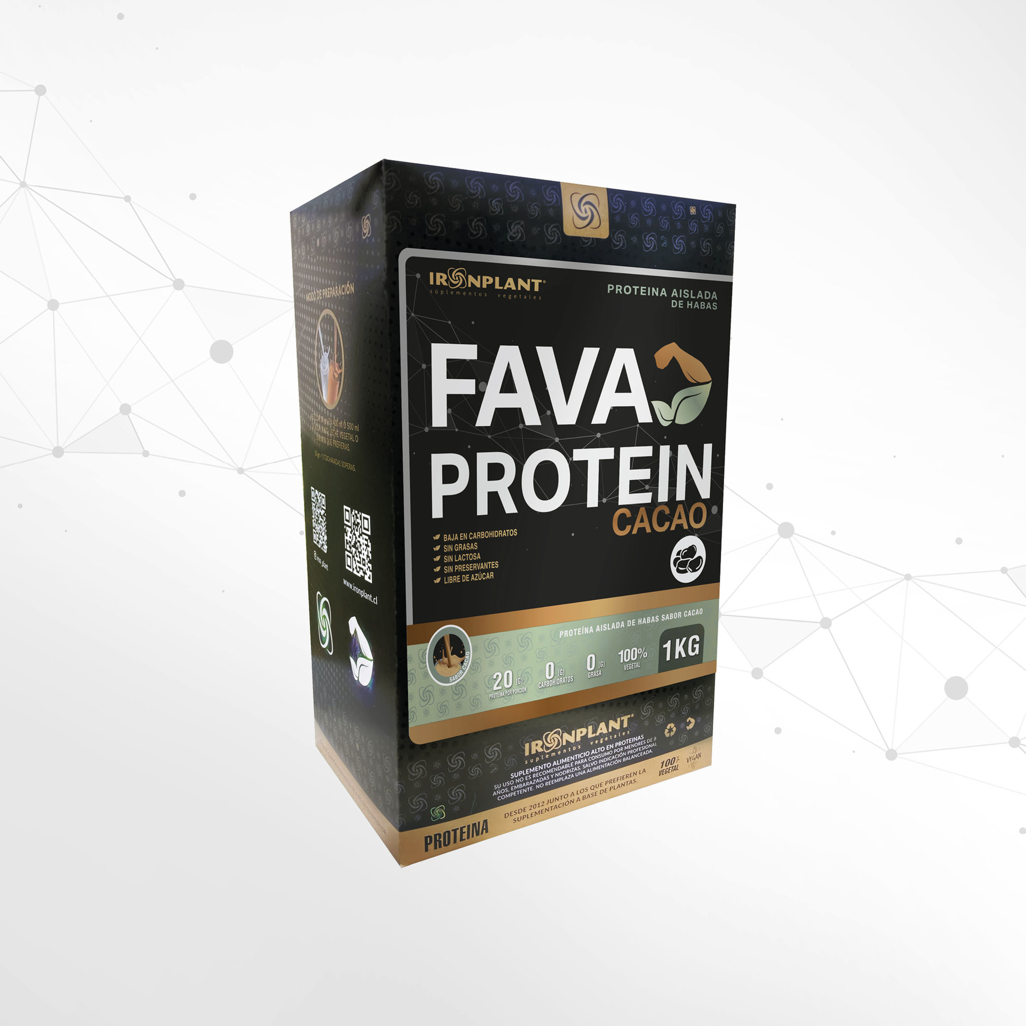 Proteína de Haba sabor Cacao 1 kg 