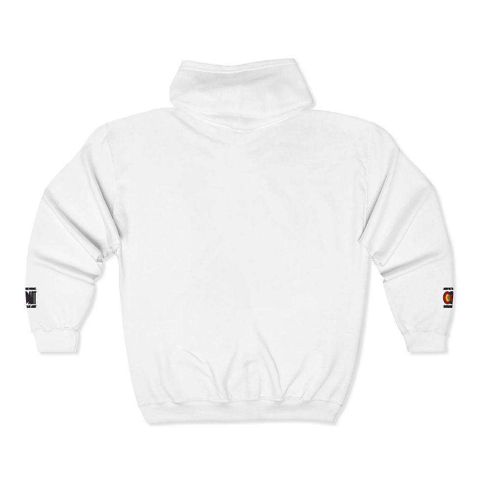 Thumbnail: Full-Zip Hoodie – DART Logo Chest & Sleeve Zip-Up Sweatshirt