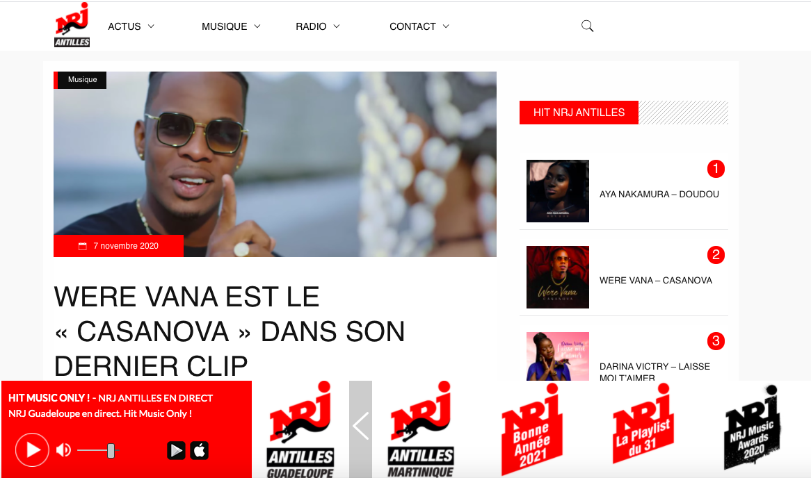 Article NRJ Antilles