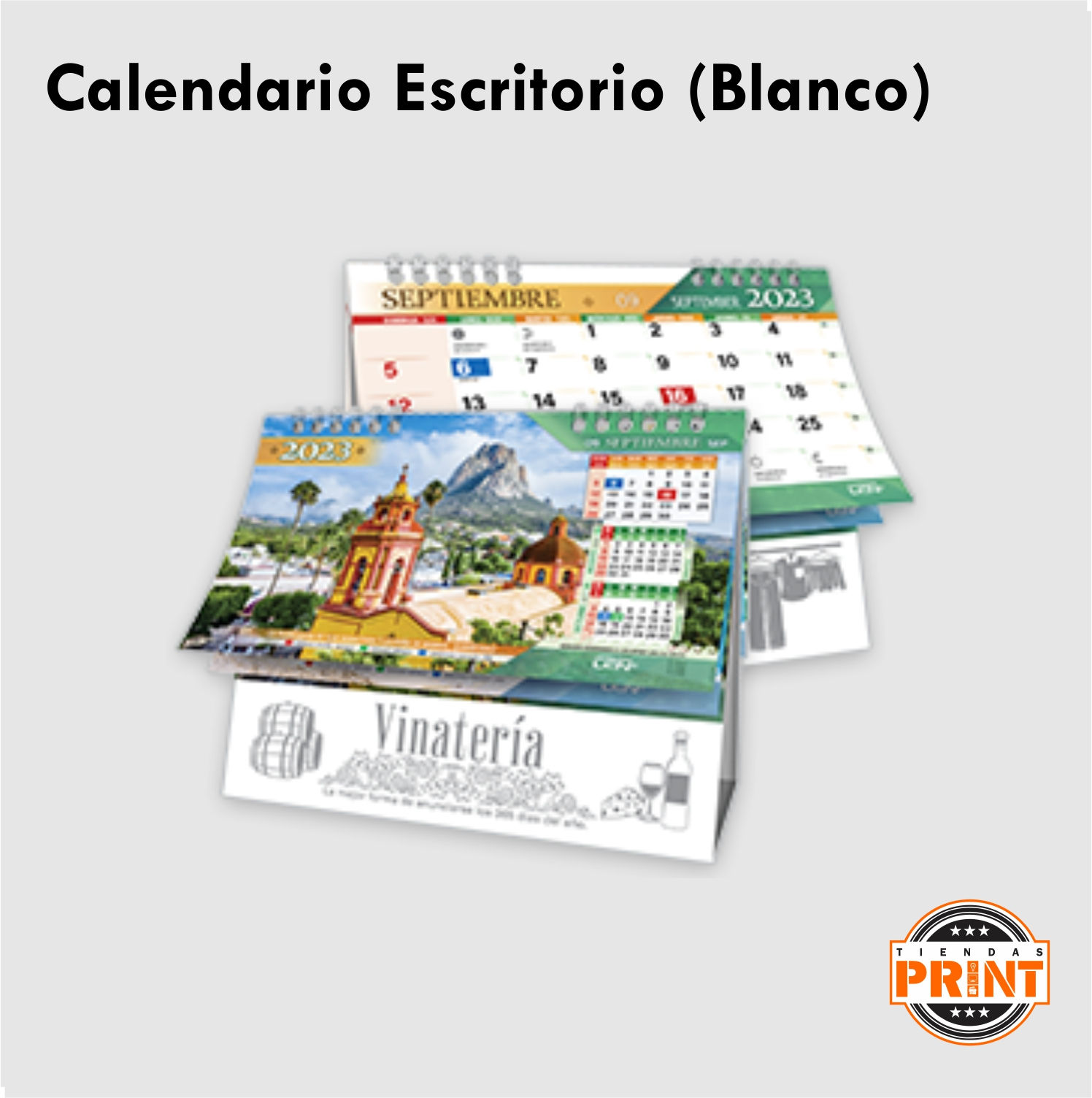CALENDARIO ESCRITORIO BLANCO