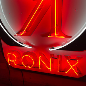 Logo Designs with Neon Overlay