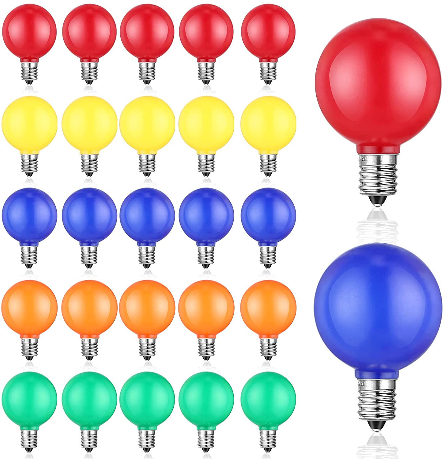 LED COLORED Replacement Globes, Marquee Sign Bulbs, Sign bulbs, Bulbs for Si