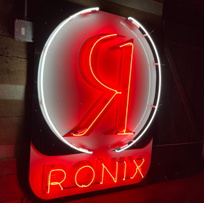 Logo Designs with Neon Overlay