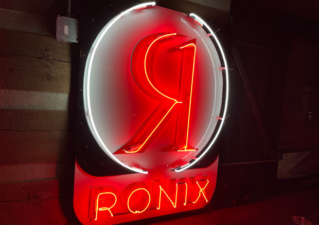 Logo Designs with Neon Overlay